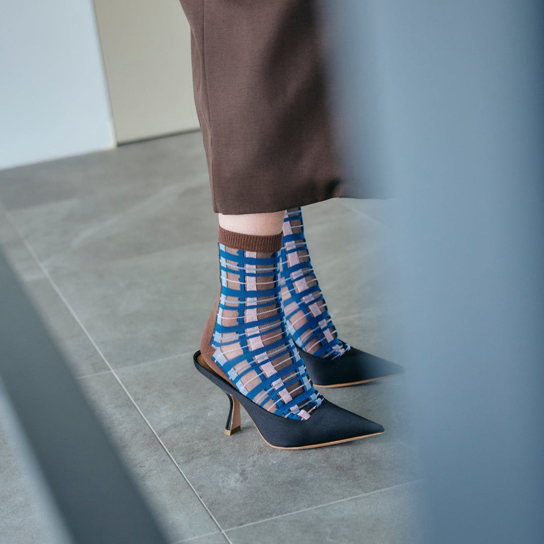 Sheer Style: Autumn Socks with a Delicate Twist
