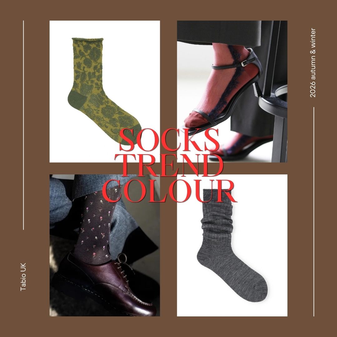 26AW COLOUR TREND: Elevating Autumn Styles Through Socks (Men & Women)