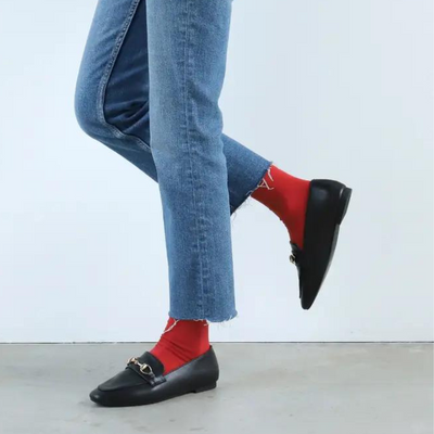 Trend Alert: When Did Red Socks and Tights Become so Widespread?