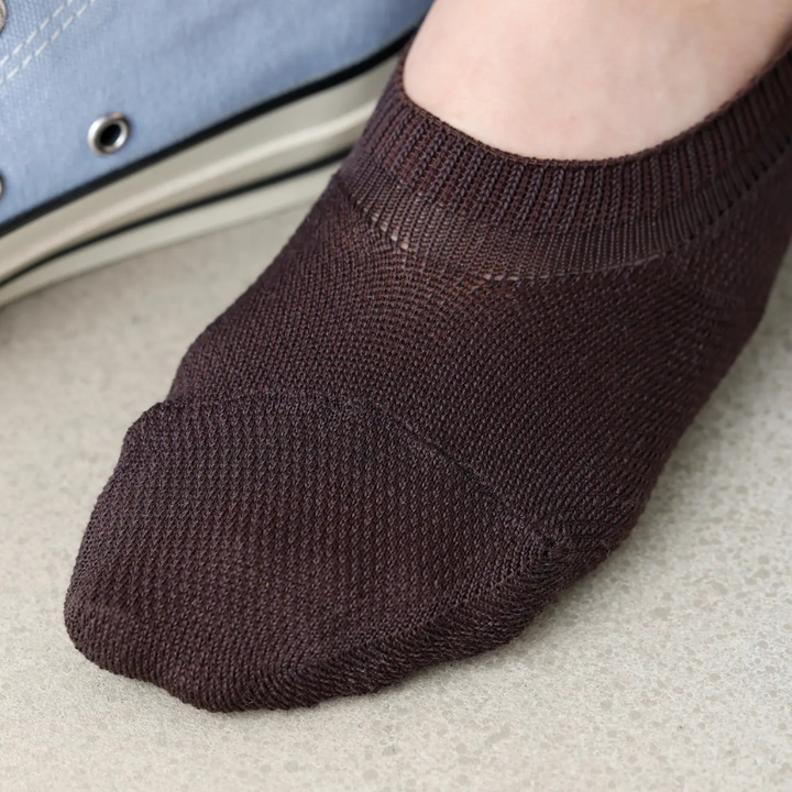 011110180 Cotton Mesh No-Show Socks S