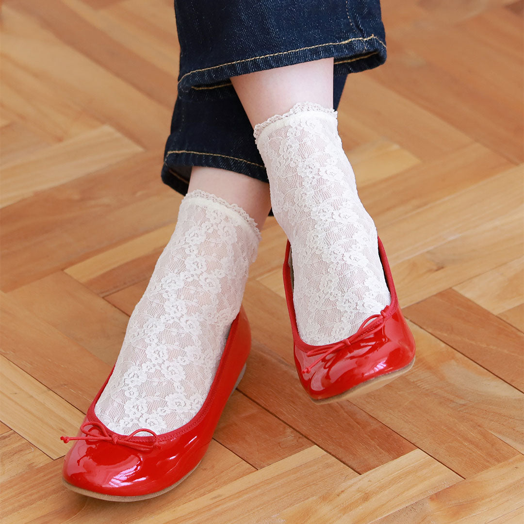 Flower Lace Socks – Tabio UK