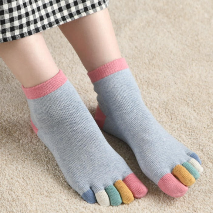 Rainbow Toe Socks