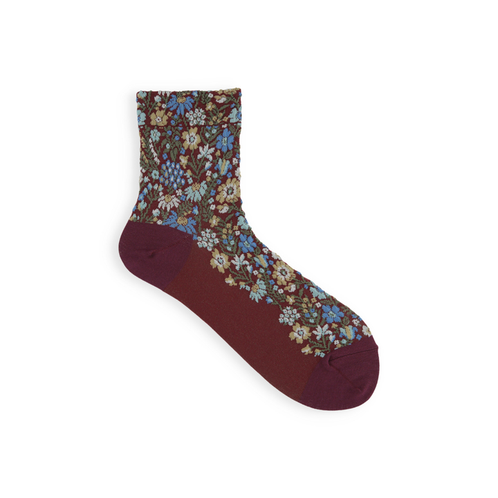 011132420 Float Botanical Low Crew Socks S