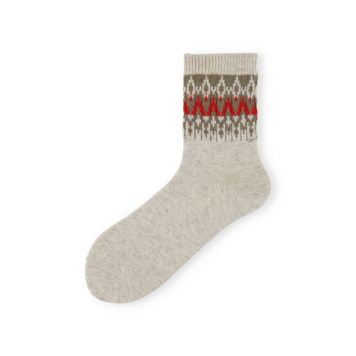 011132511 Wool Blend Nordic Low Crew Socks