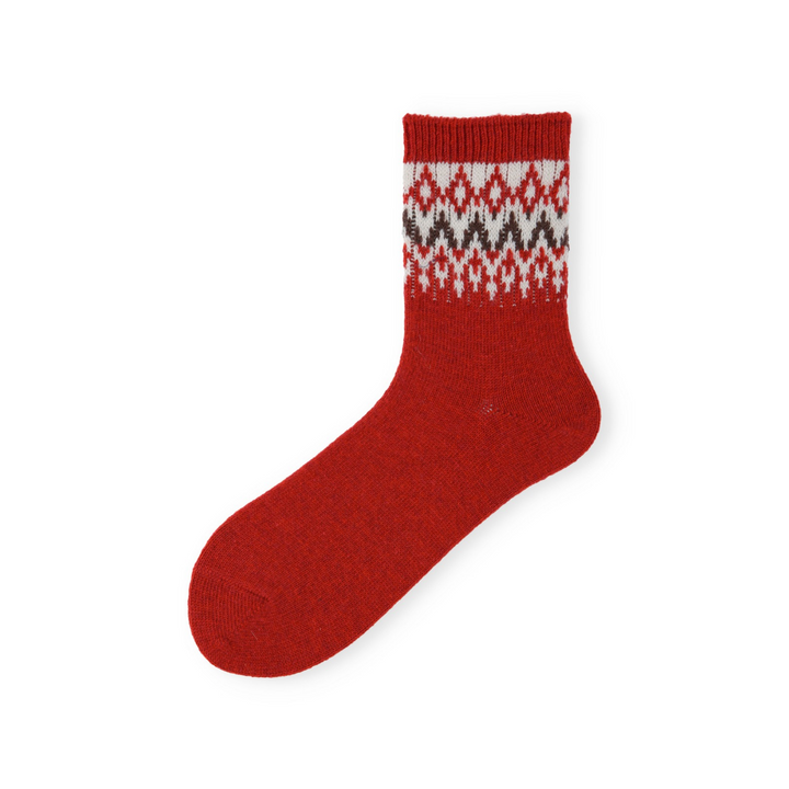 011132511 Wool Blend Nordic Low Crew Socks