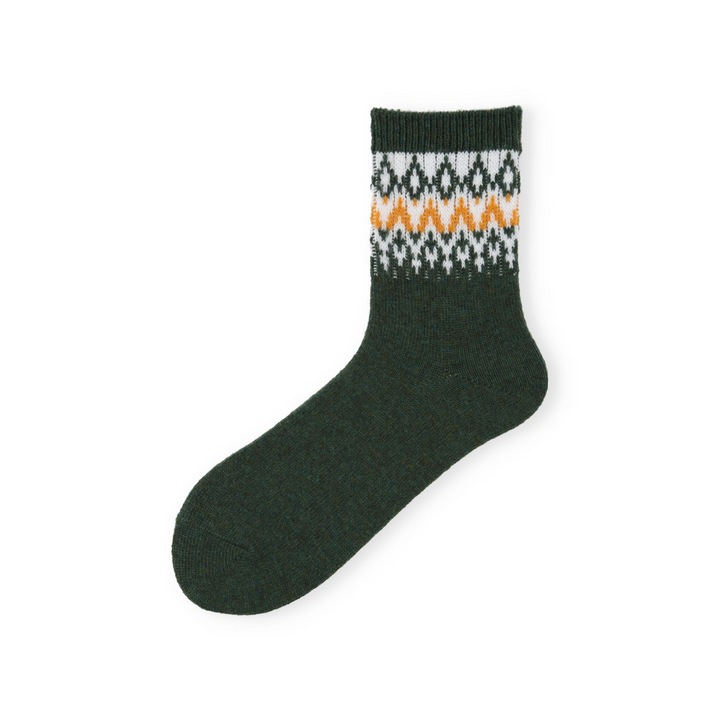 011132511 Wool Blend Nordic Low Crew Socks