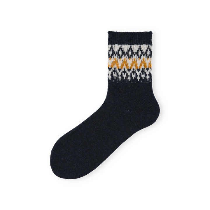 011132511 Wool Blend Nordic Low Crew Socks