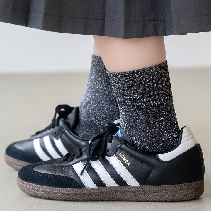 011132682 Sparkly Ankle Socks S