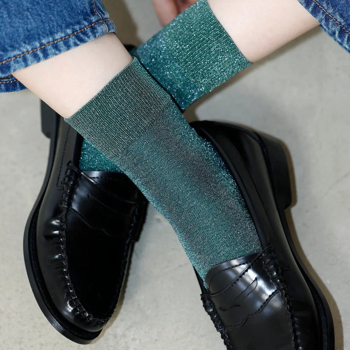 011132682 Sparkly Ankle Socks S