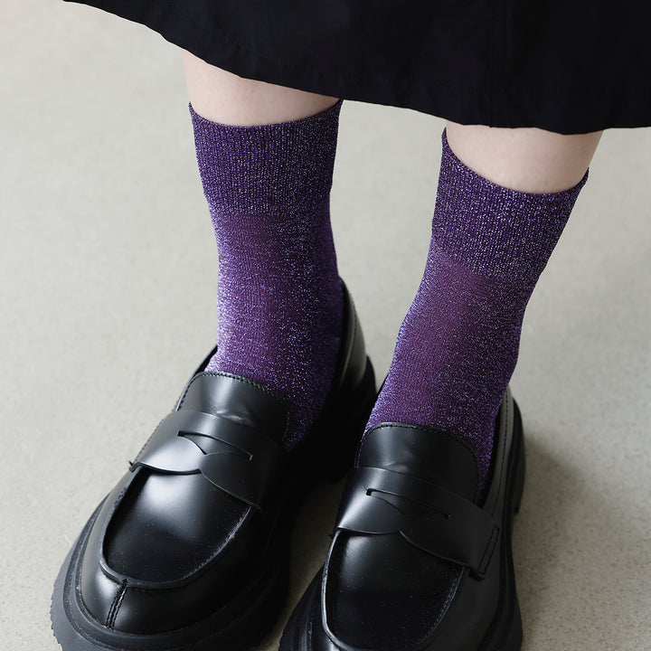 011132682 Sparkly Ankle Socks S