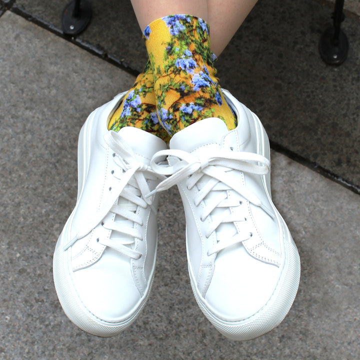 011132738 Print Low Crew Socks M