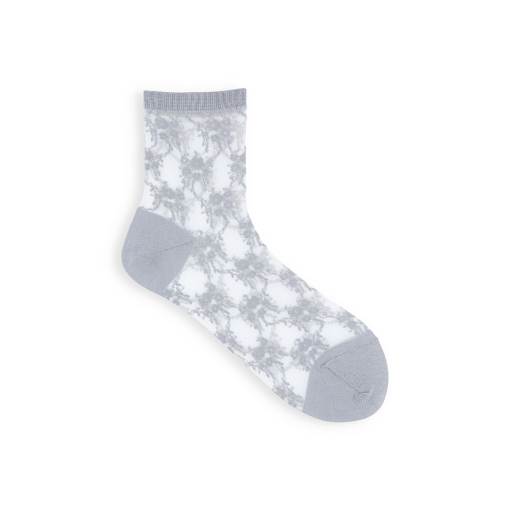 011132969 Fantasy Floral Sheer Ankle Socks