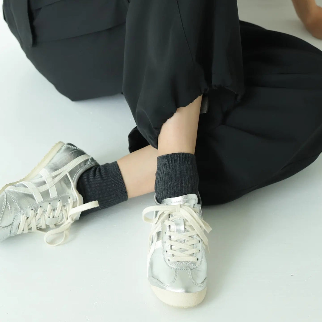 011134590 Classic Ribbed Plain Ankle Socks S