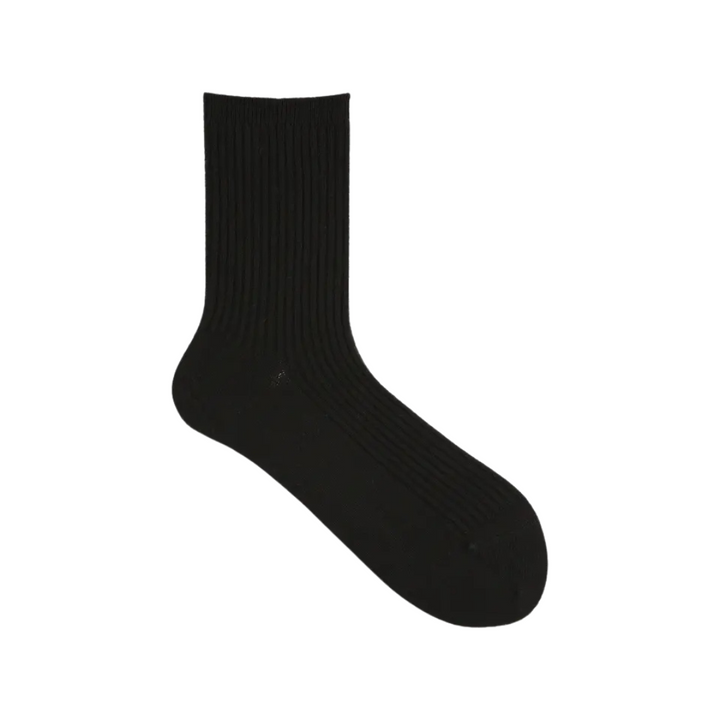 011140356 Merino Wool Classic Ribbed Crew Socks
