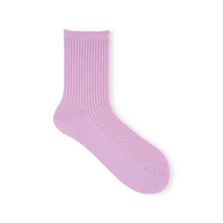 011140356 Merino Wool Classic Ribbed Crew Socks