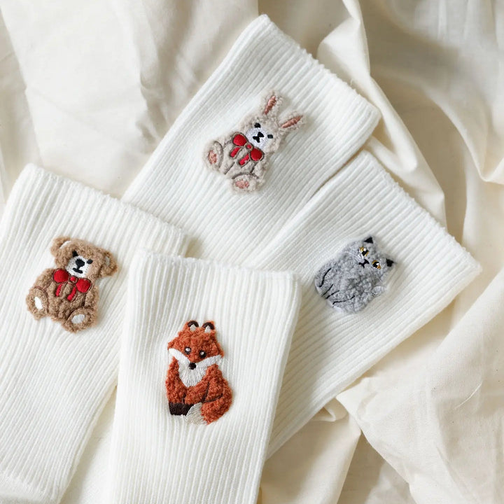 011140980 Chouchou Heart Crew Socks