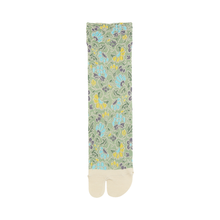 011141452 Flower Float Tabi Crew Socks