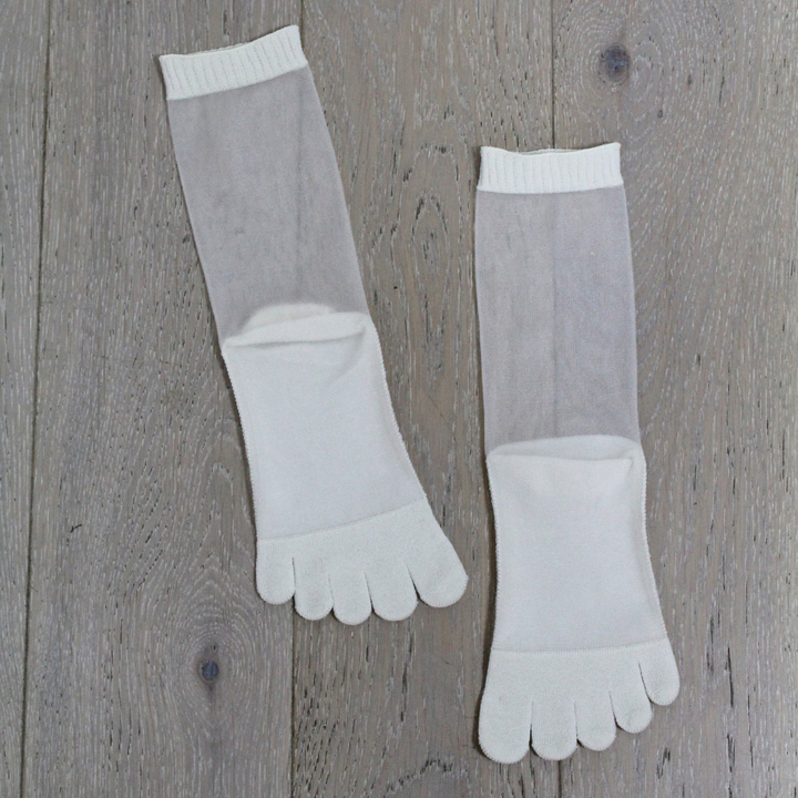 011141549 Sustainable Yarn Sheer Crew Toe Socks