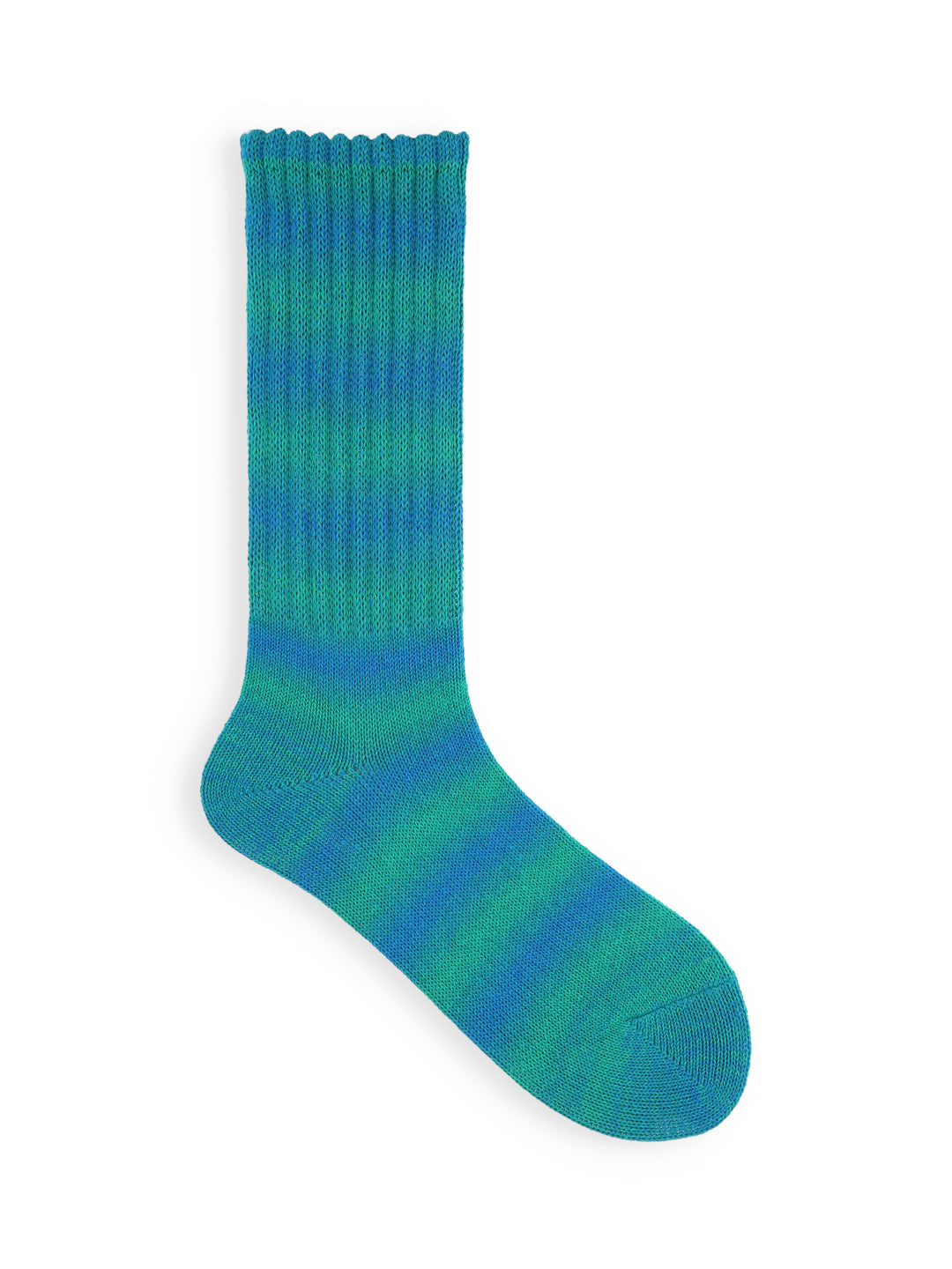 011141571 Gradient Stripe Rib Crew Socks