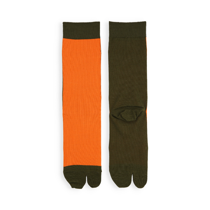 062140430 Bicolour Tabi Crew Socks M