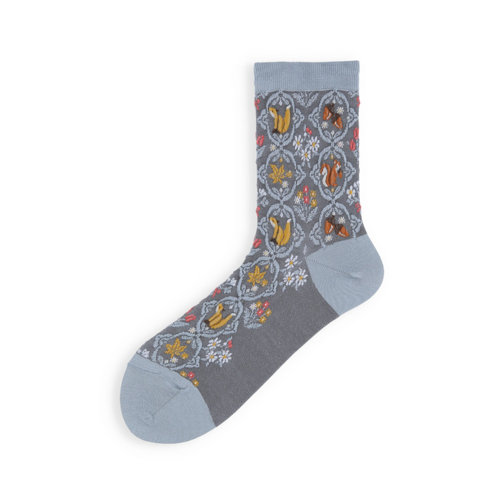 011141694 Wool Blend Autumn Animal Float Socks