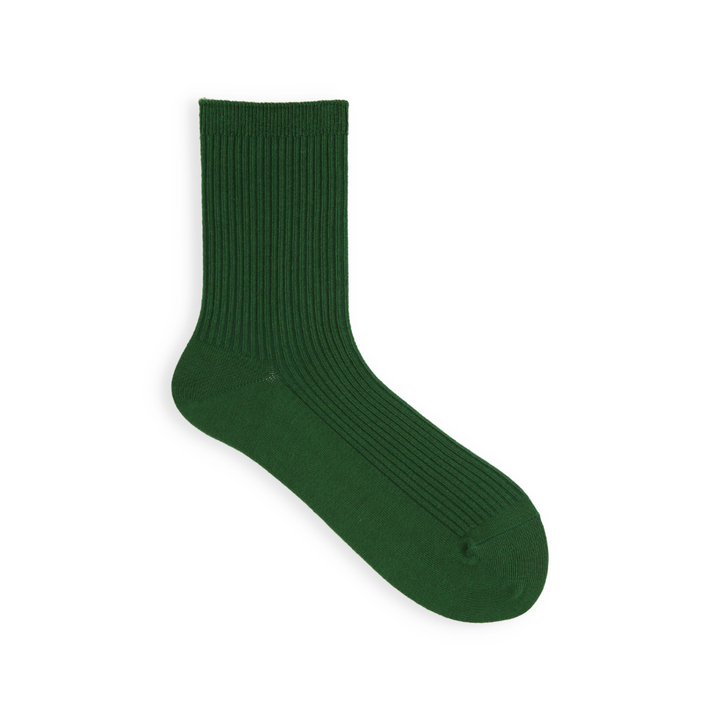 011144590 Classic Ribbed Plain Crew Socks S