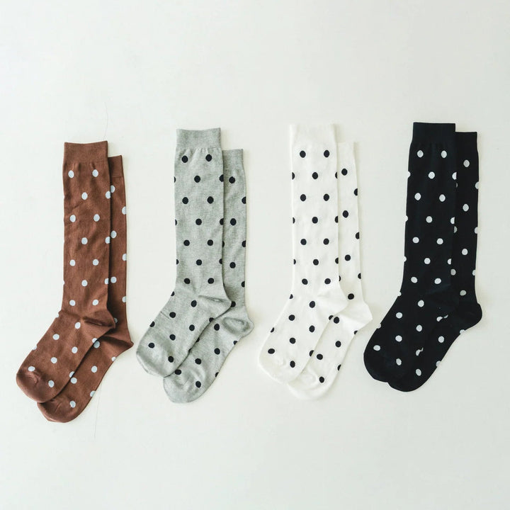 011170216 Polka Dot Knee High Socks