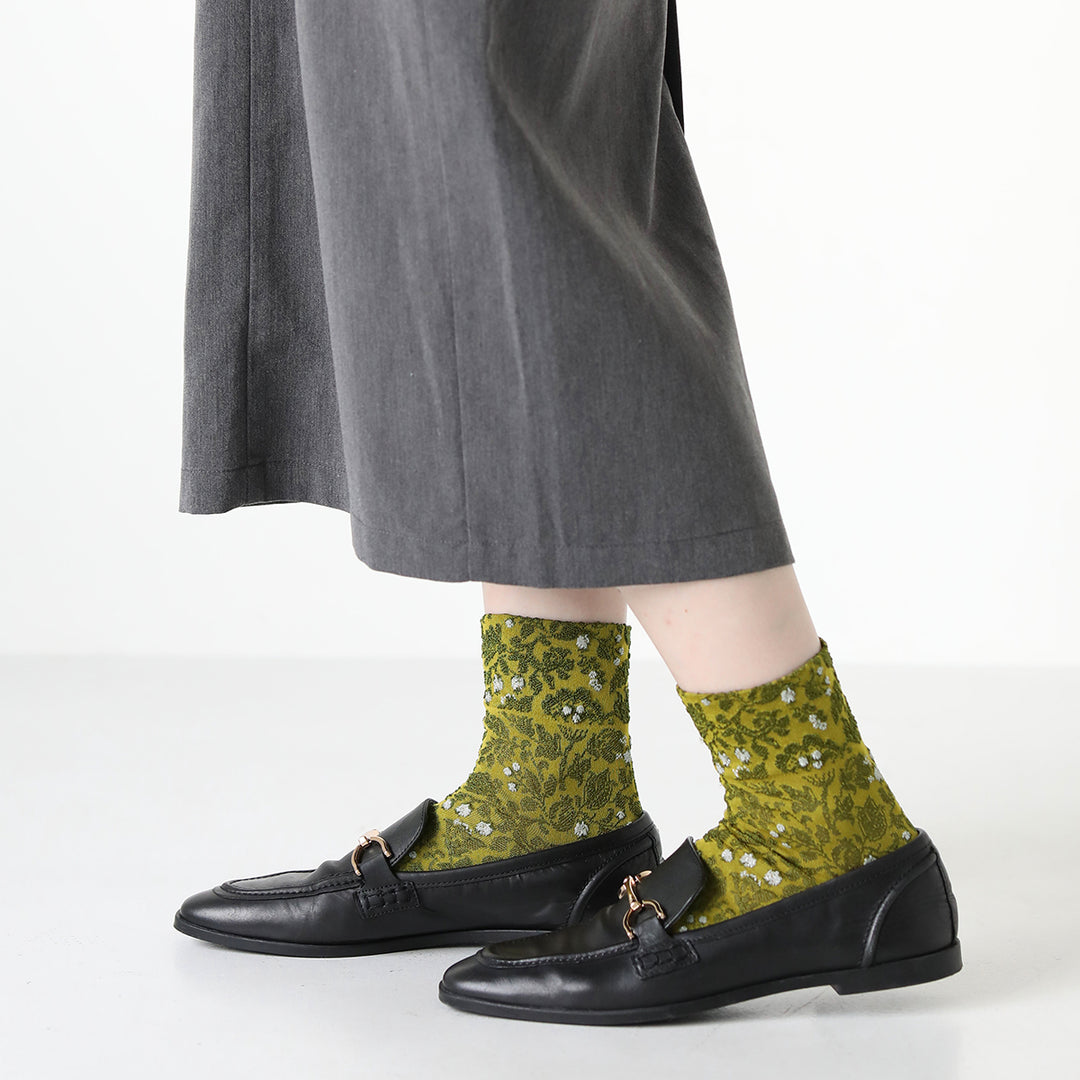 021130235 Cupra Flower Float Low Crew Socks