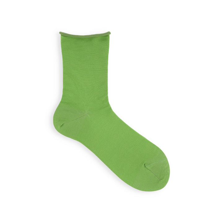 021131755 Fine Roll Top Low Crew Socks