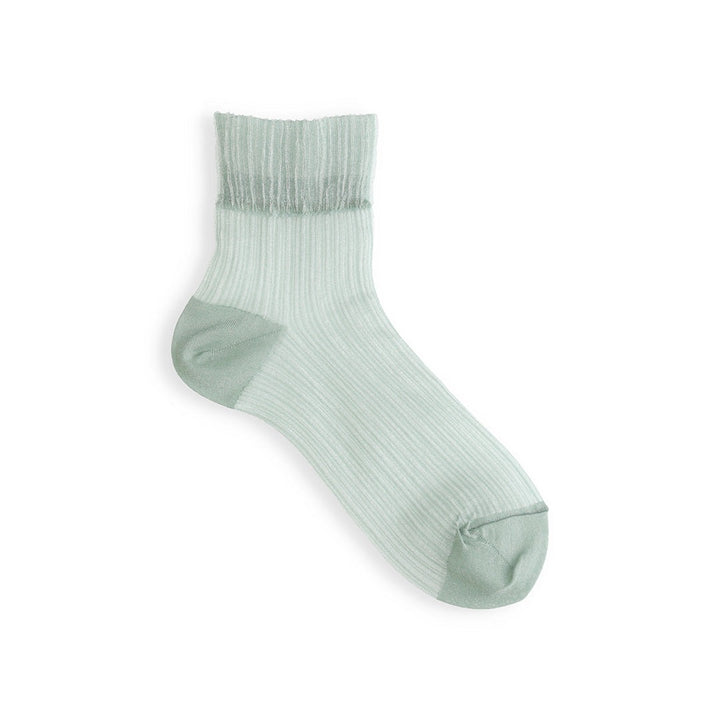 021131760 Crinkle Crepe Ankle Socks