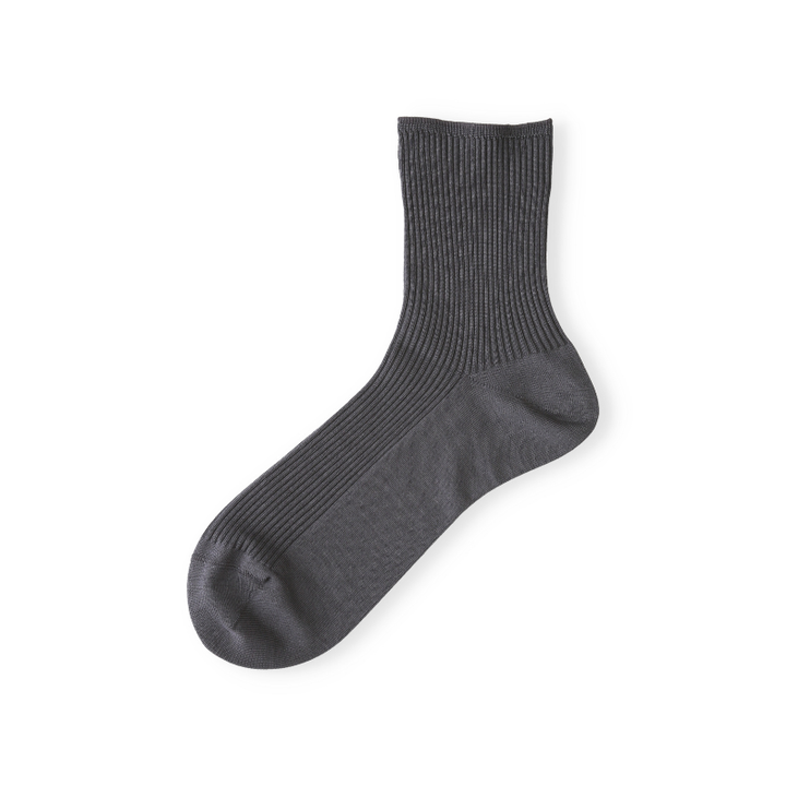021132027 Suvin Gold Cotton Classic Rib Crew Socks