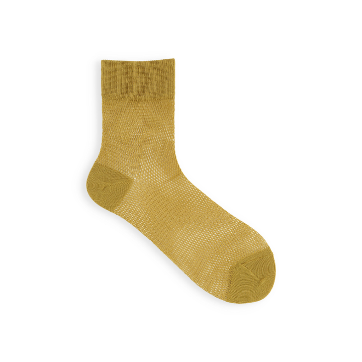 021132156 Cotton Mesh Ankle Socks