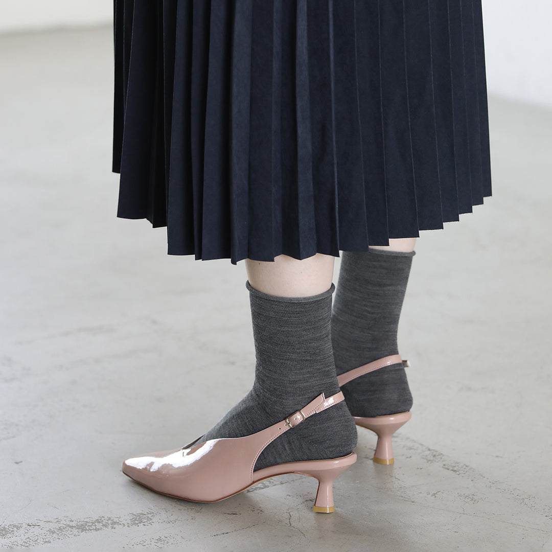 021132443 Premium Finest Merino Rolltop LC Socks S