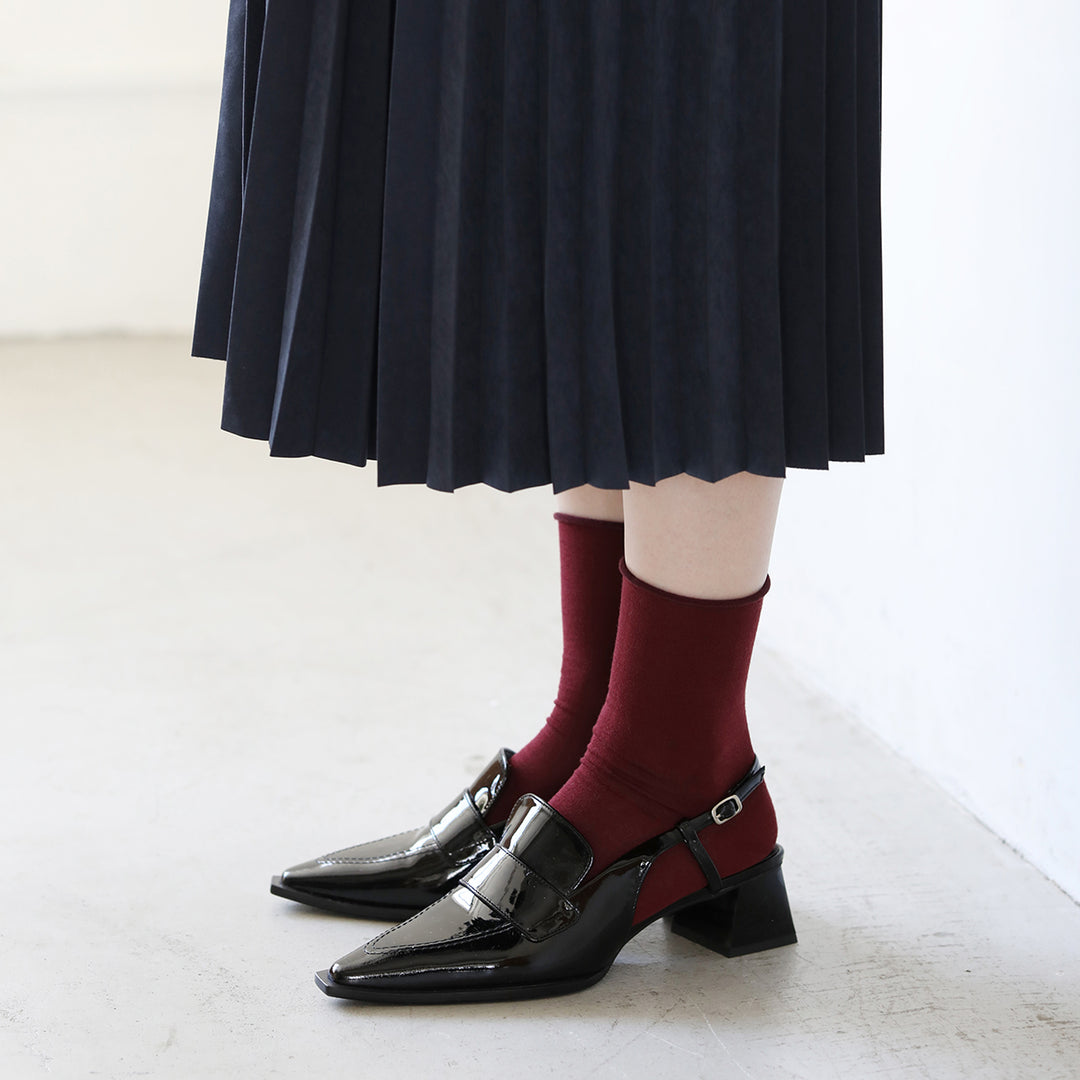 021132443 Premium Finest Merino Rolltop LC Socks S