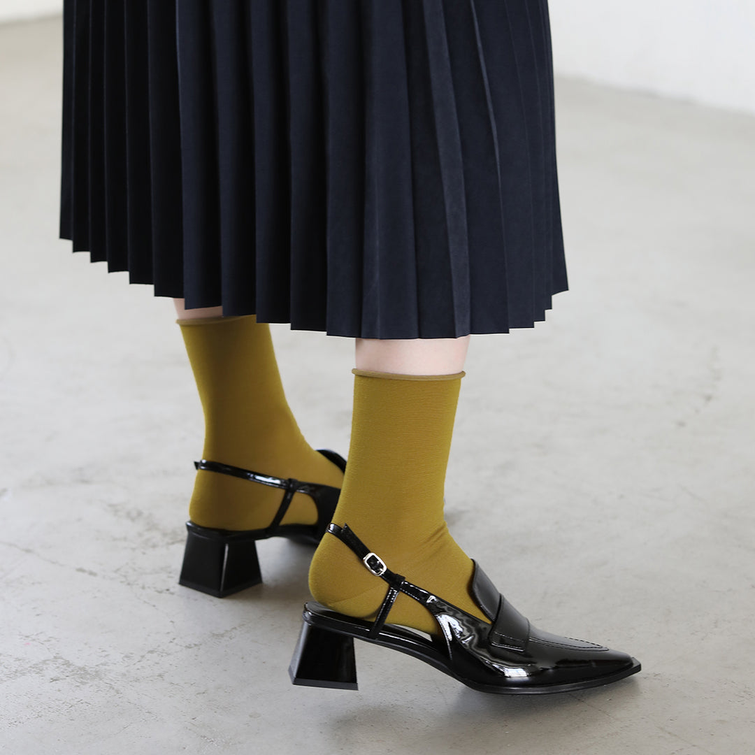 021132443 Premium Finest Merino Rolltop LC Socks S