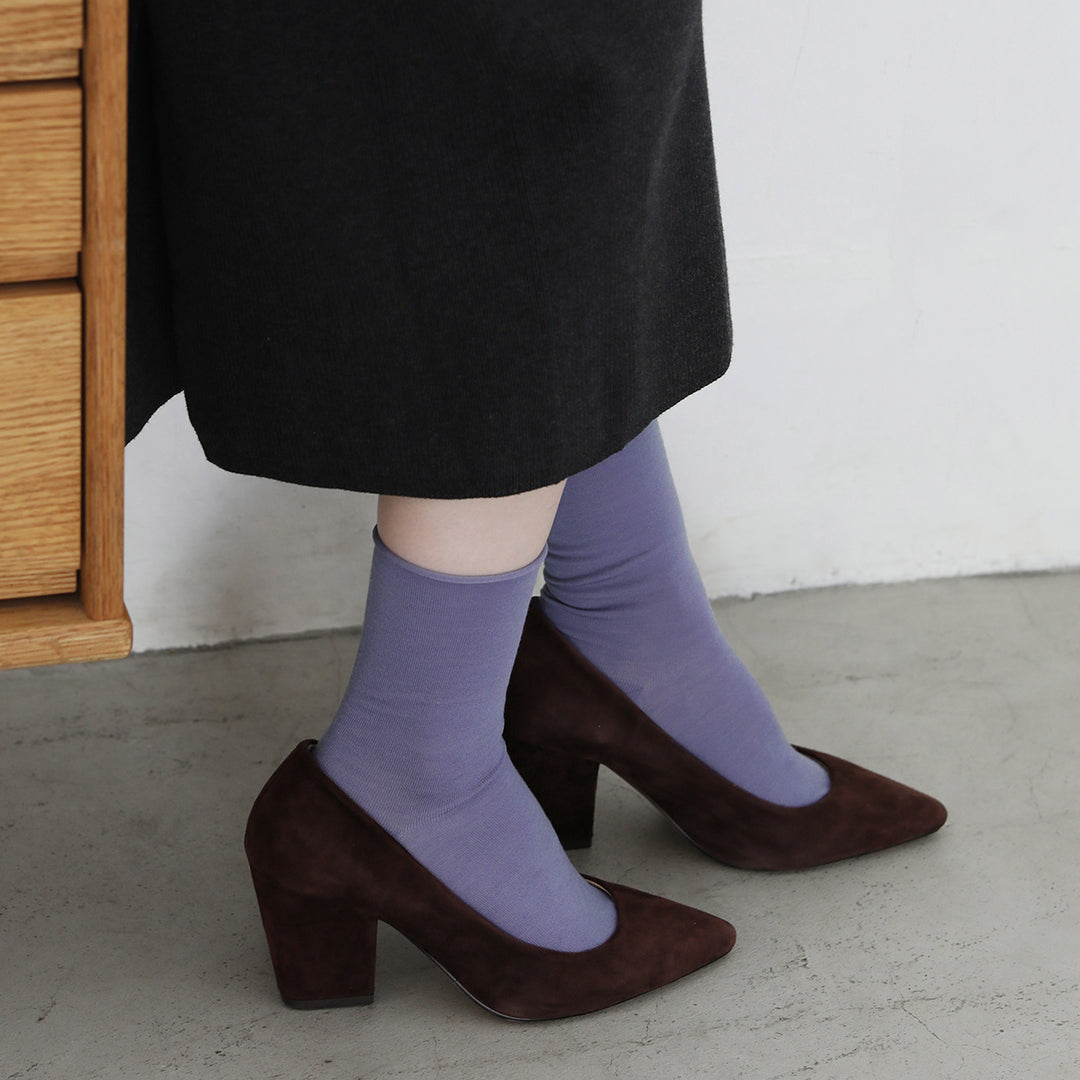 021132443 Premium Finest Merino Rolltop LC Socks S