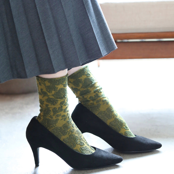 021132559 Vanawarm® Flower Float Low Crew Socks