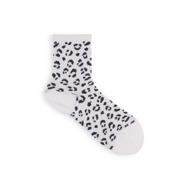 021132572 Water Repellent Leopard Rib LC Socks