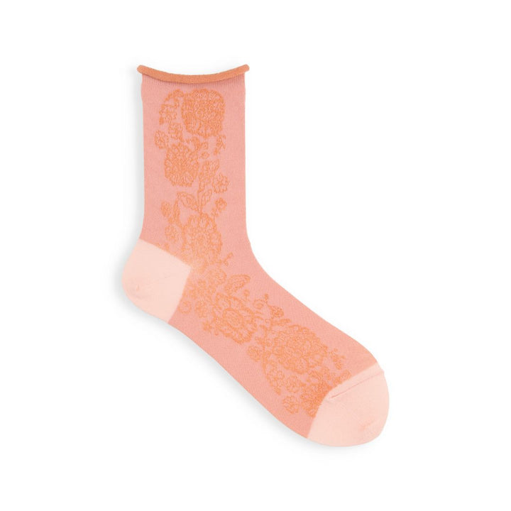 021132604 Sustainable Yarn Flower Float LC Socks