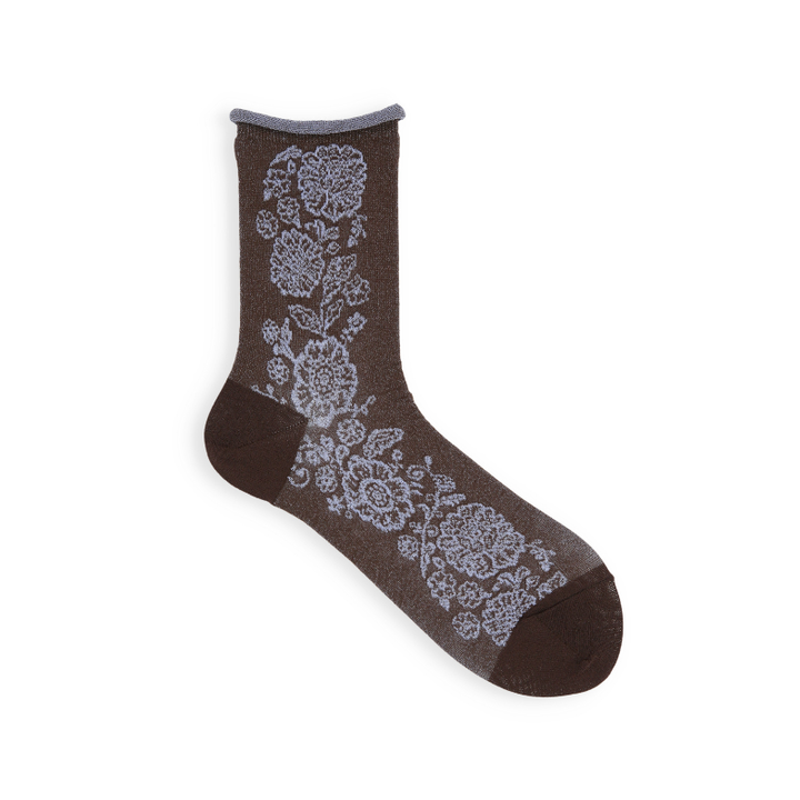 021132604 Sustainable Yarn Flower Float LC Socks