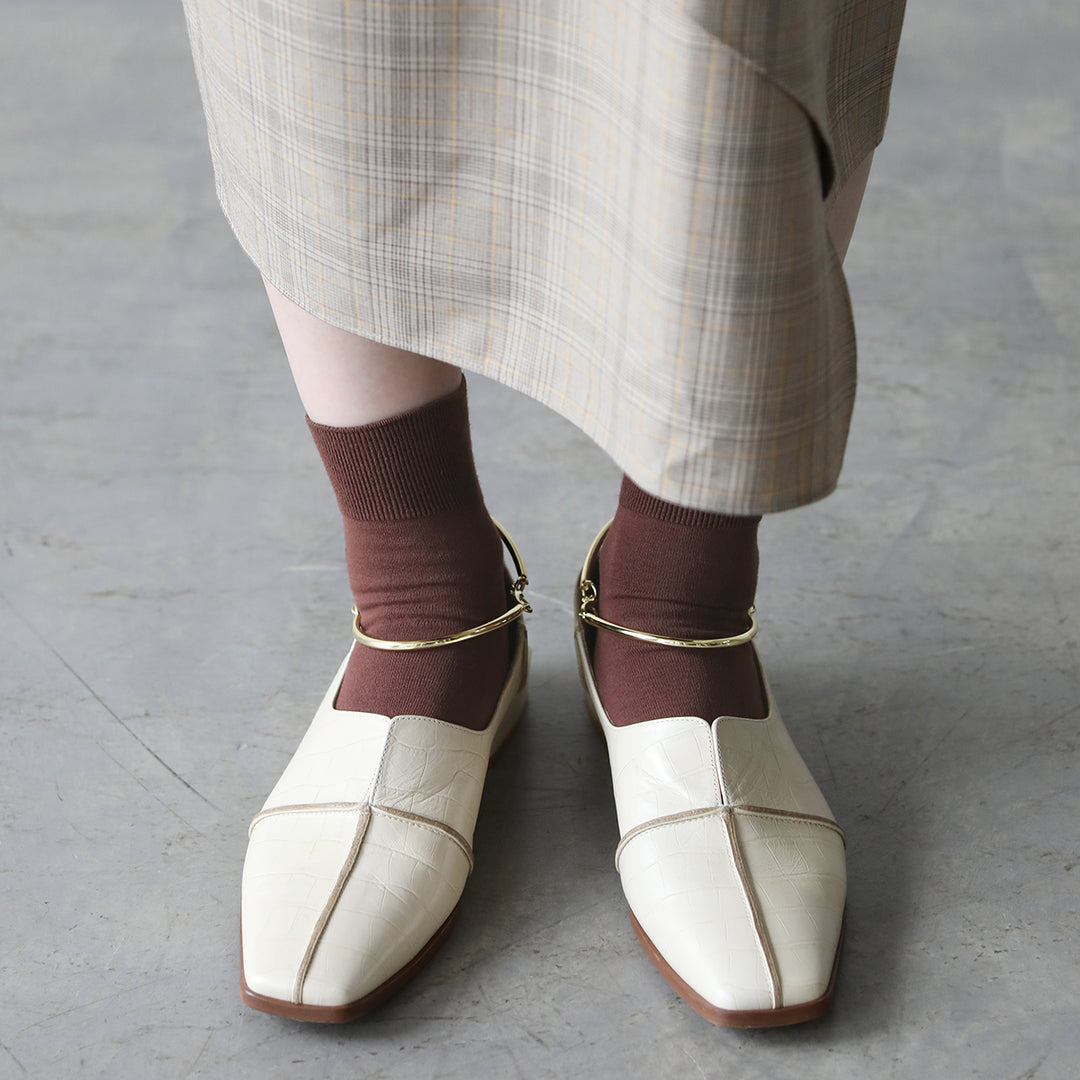 021132654 Bamboo Rayon Relaxed Low Crew Socks