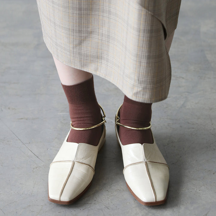 021132654 Bamboo Rayon Relaxed Low Crew Socks