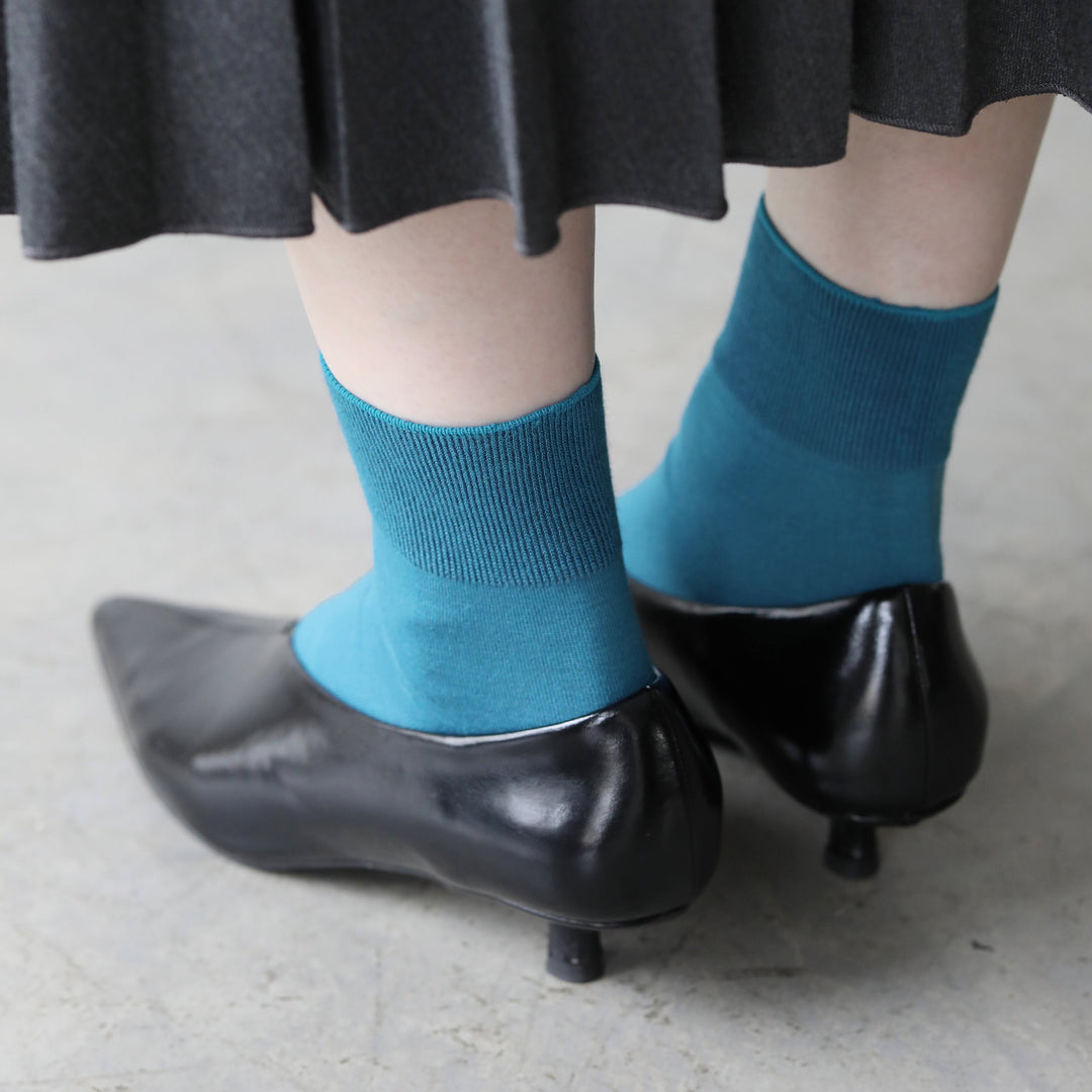 021132654 Bamboo Rayon Relaxed Low Crew Socks