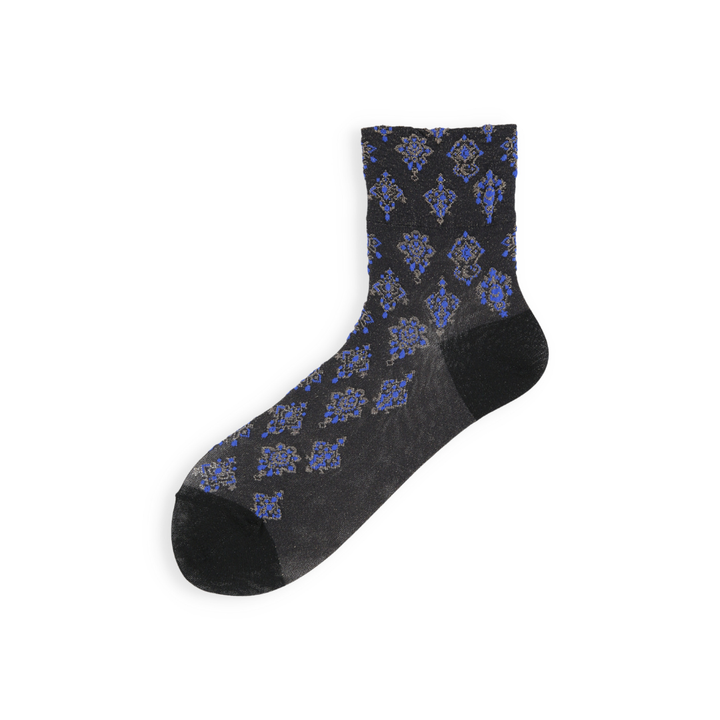 021132656 Vintage Jewels Low Crew Socks