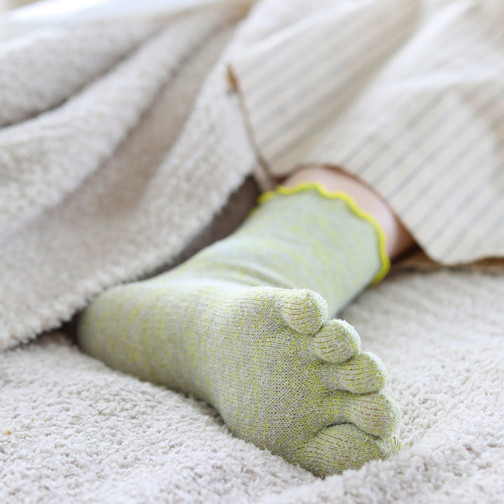 021132662 Lightweight Five-Toe Lounge Socks