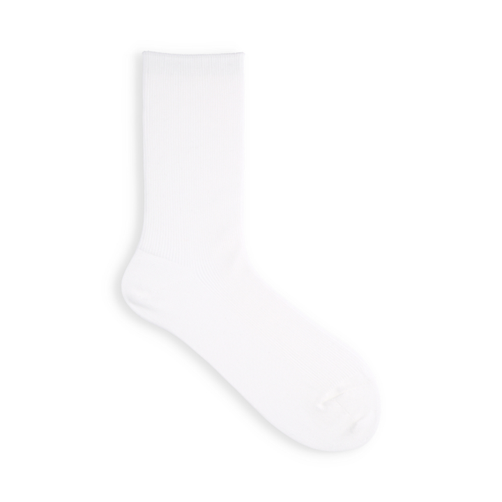 021140732 Supima Cotton Fine Rib Crew Socks