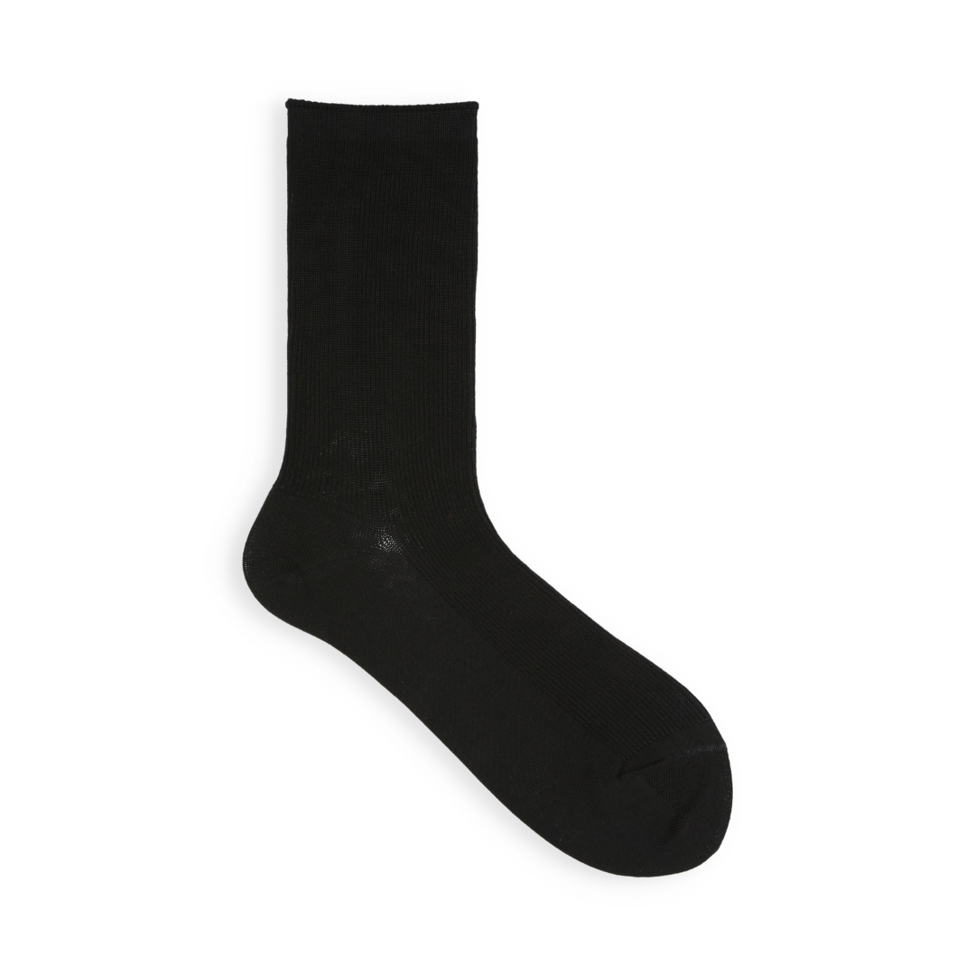021140732 Supima Cotton Fine Rib Crew Socks