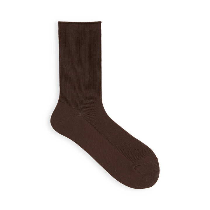 021140732 Supima Cotton Fine Rib Crew Socks