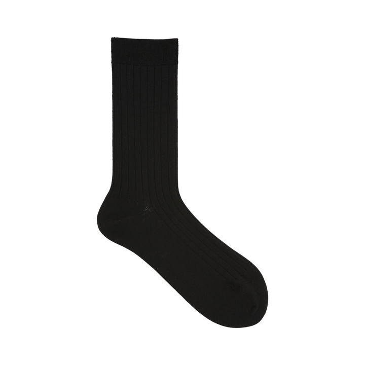 021140923 Premium Finest Wool Rib Crew Socks