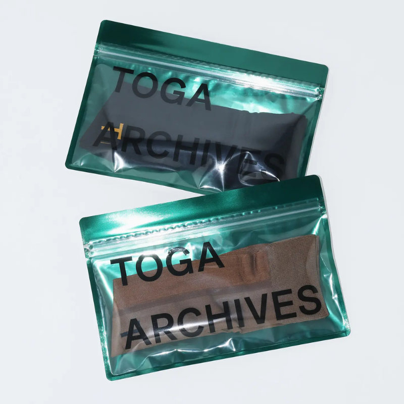 021141015 TOGA Collab Sheer Crew Socks